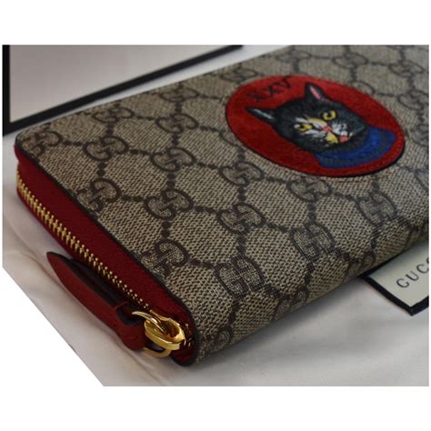 gucci mystic cat wallet